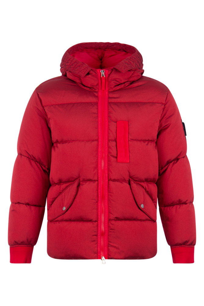 Stone Island winter jas rood