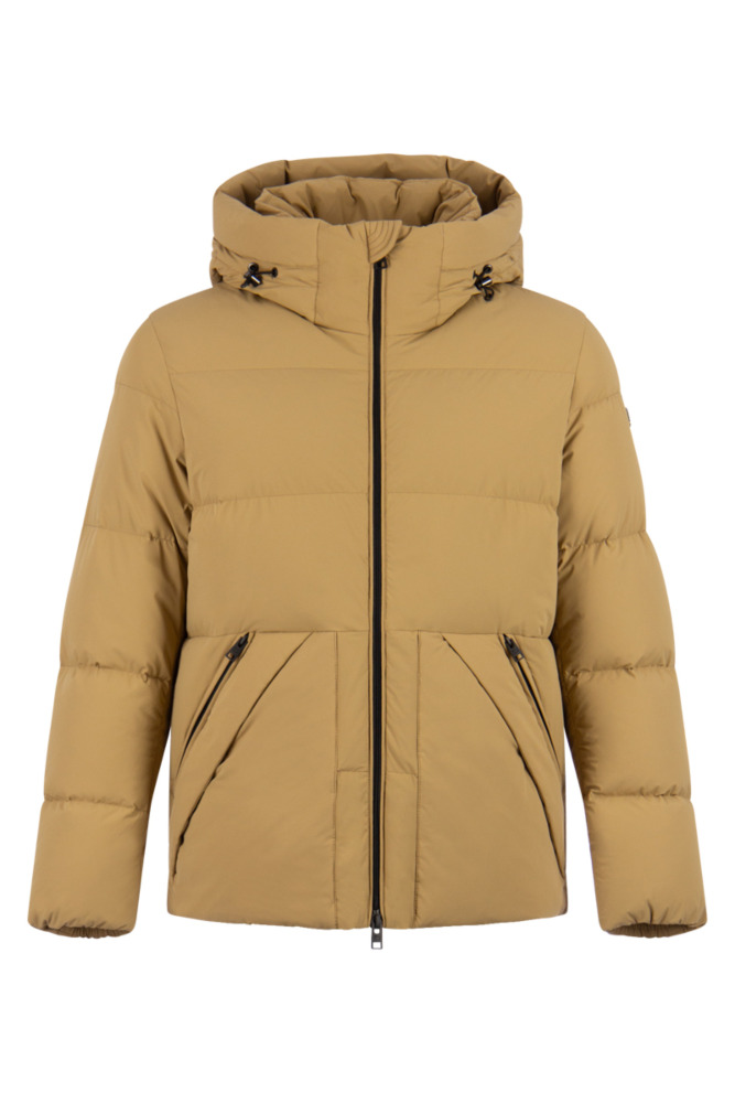 Supreme Parka Woolrich bruin beige