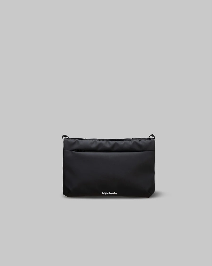 Topologie Tas Flat Sacoche Small Zwart
