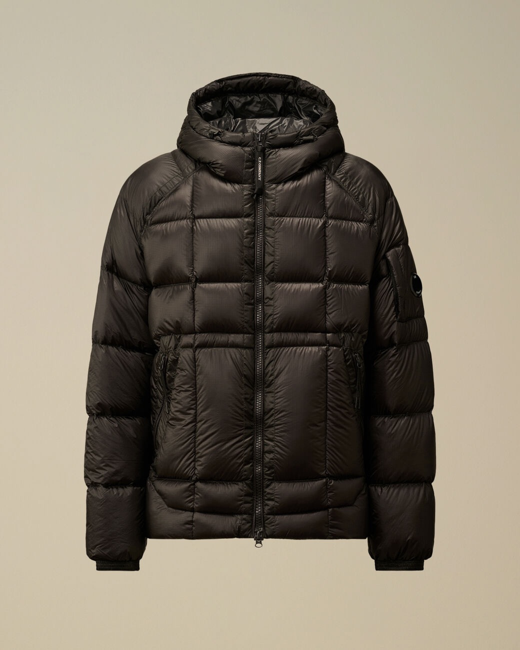 Cp Company Jas D.d. Shell Hooded Medium Down Jacket Zwart