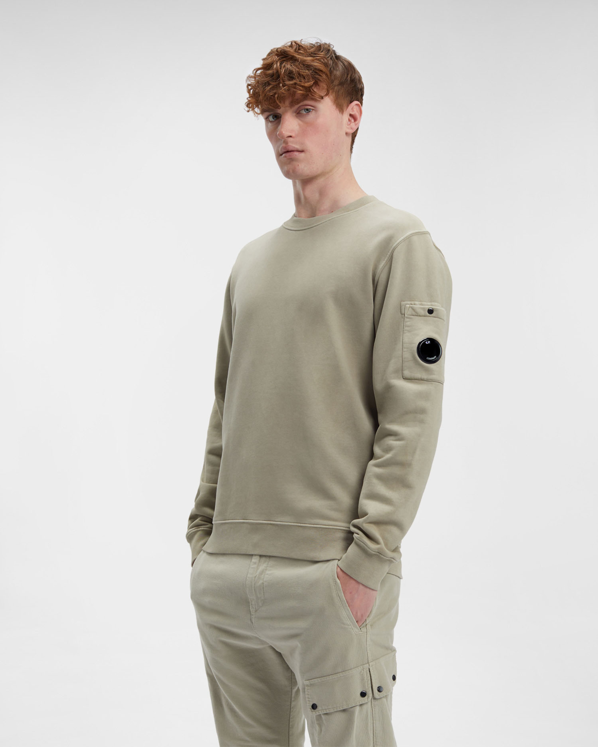 Cp Company Sweater 15cmss008a L-bruin