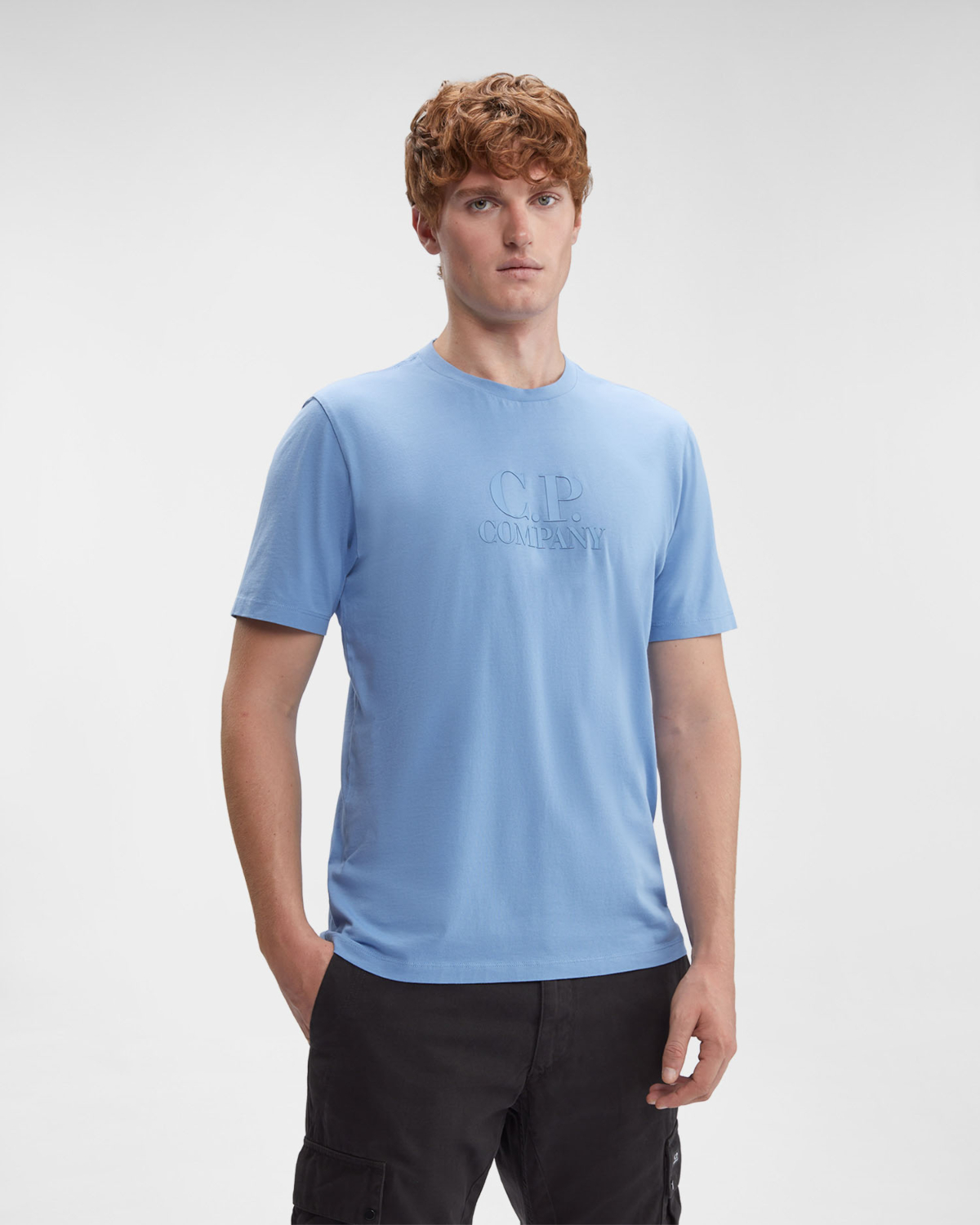 Cp Company T-shirt 15cmts119a Blauw