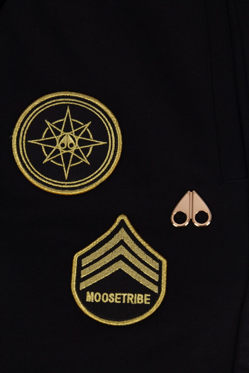 Moose Knuckles Jogging Broek Montrose Zwart