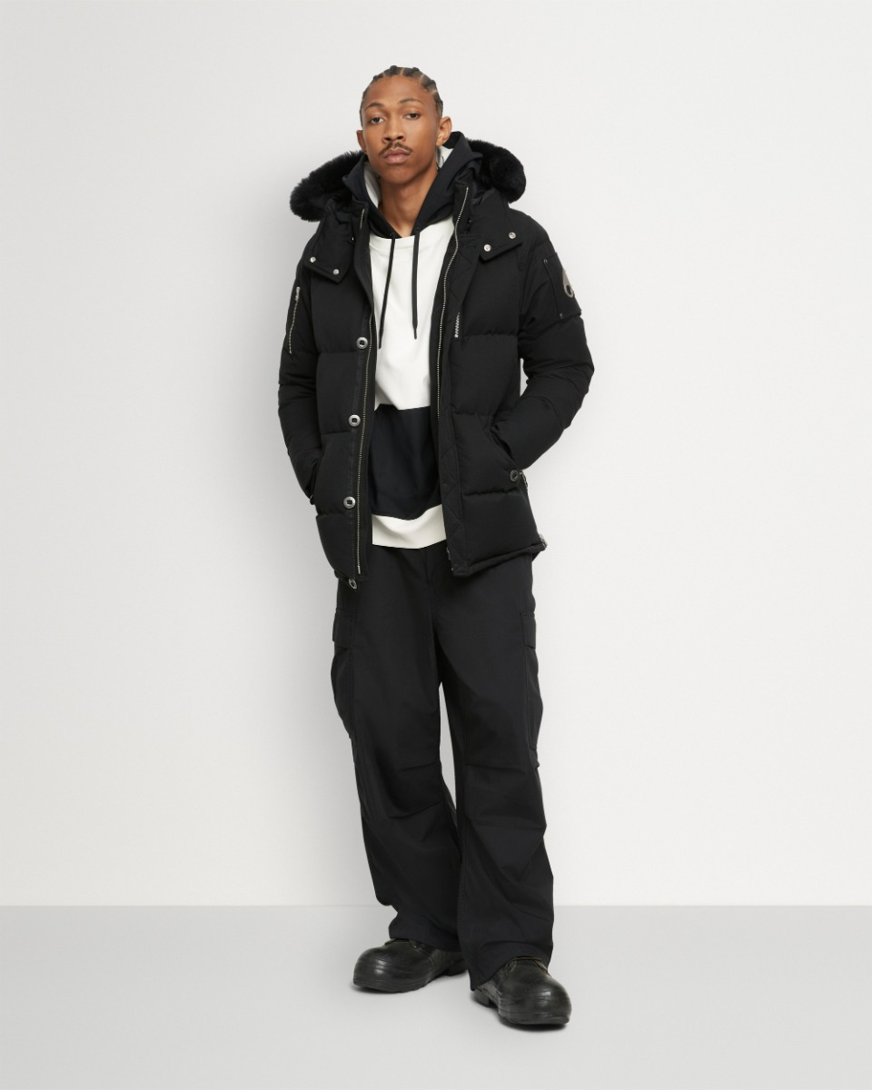 Moose Knuckles Jas 3q Jacket Neo Shearling Zwart