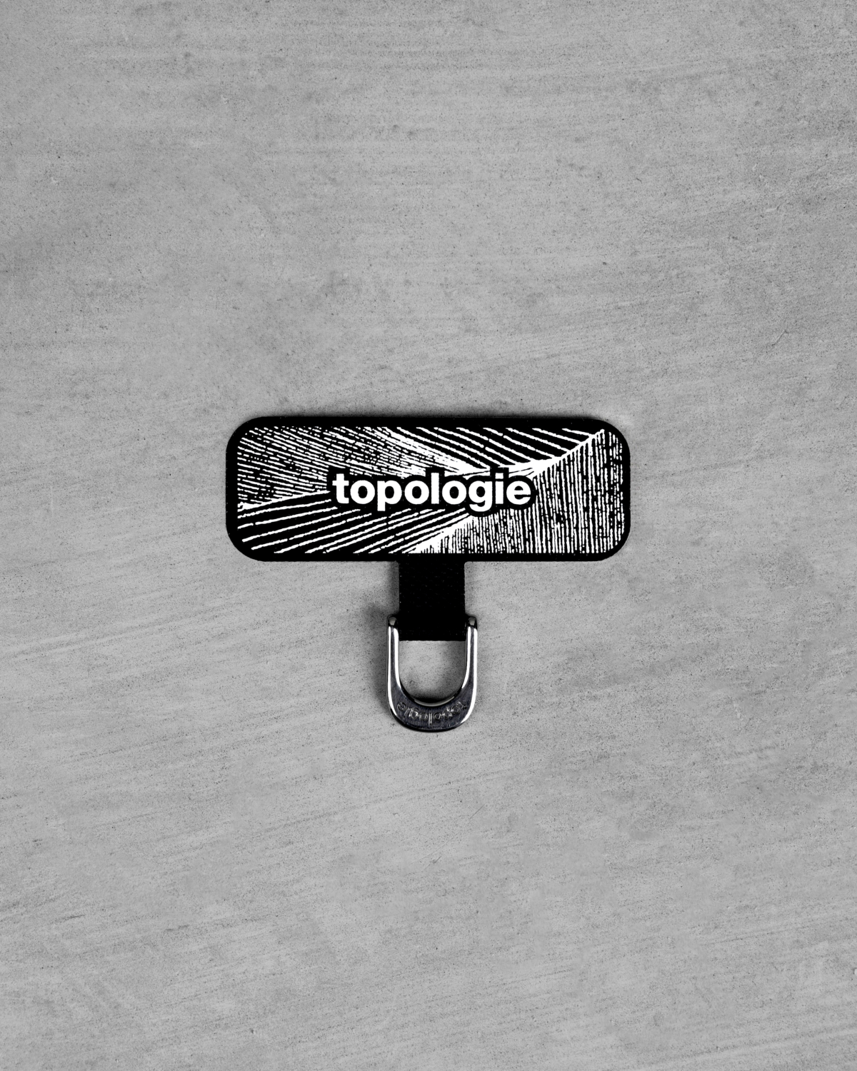 Topologie Accessoire Phone Cases D-ring Phone Strap Adapter Zwart
