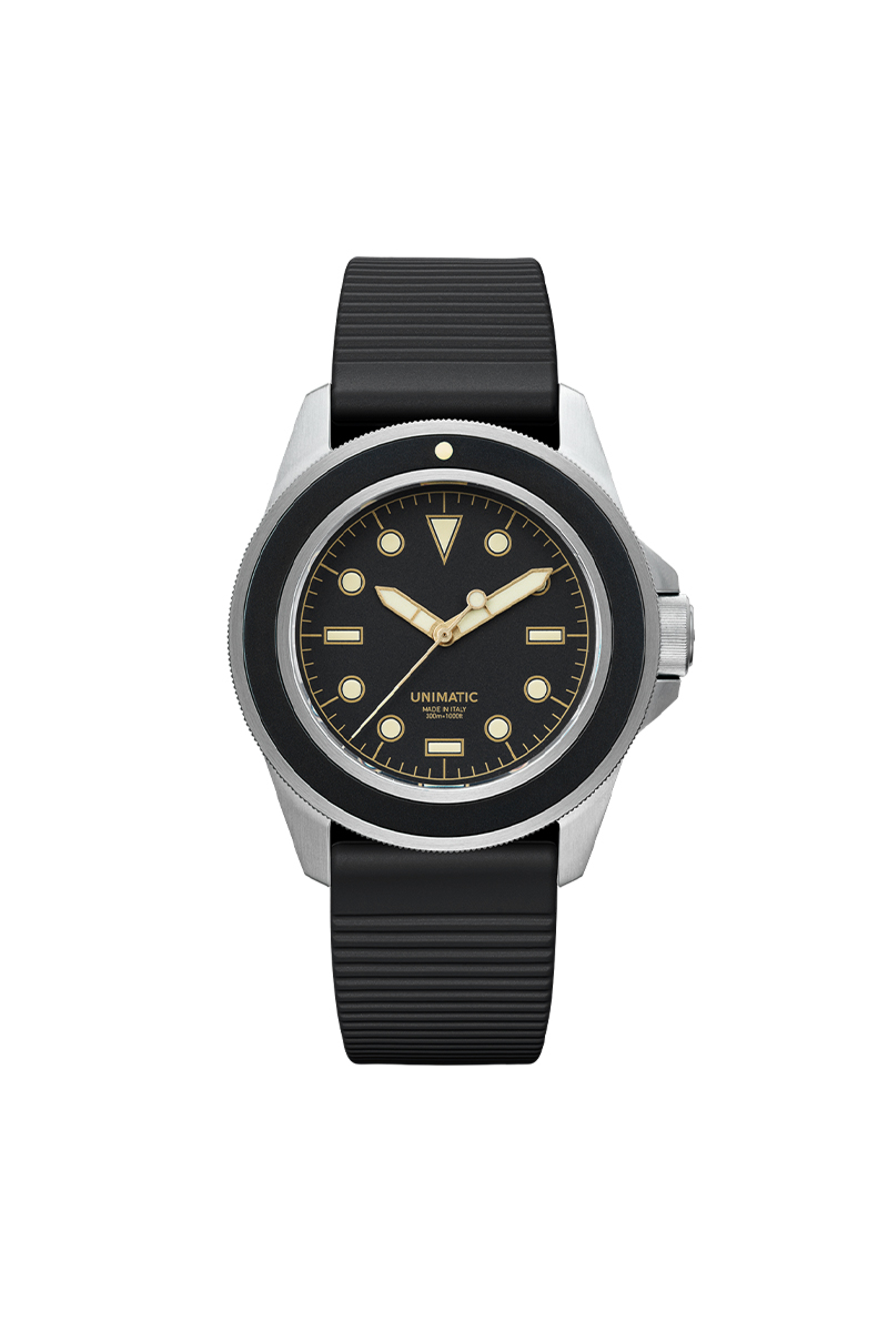 Unimatic Horloge U1s-8b  Edition Of 400 Zwart