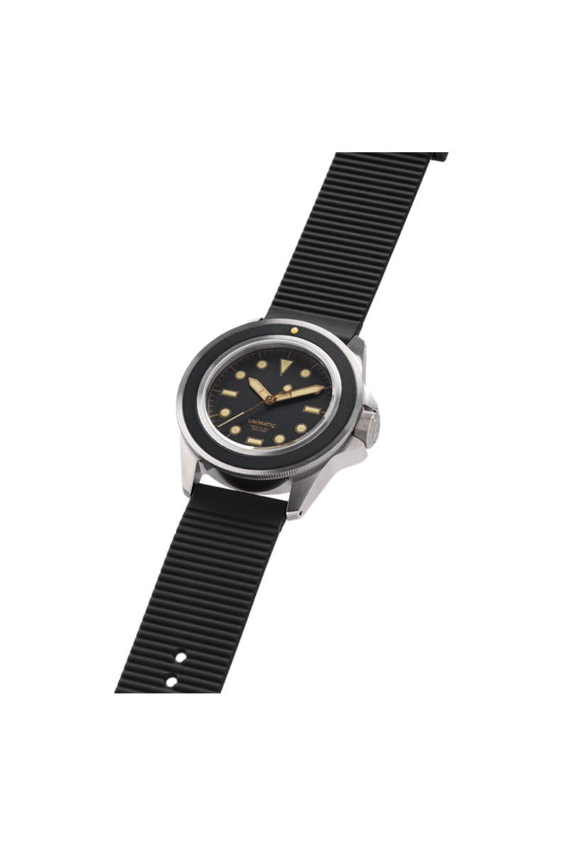 Unimatic Horloge U1s-8b  Edition Of 400 Zwart