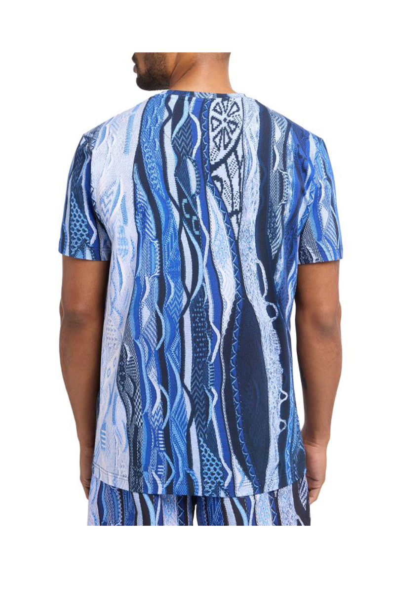 Carlo Colucci T-shirt C3447 Blauw