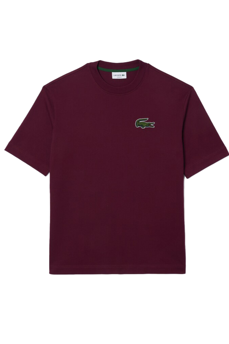 Lacoste T-shirt Th0062 Bordeaux