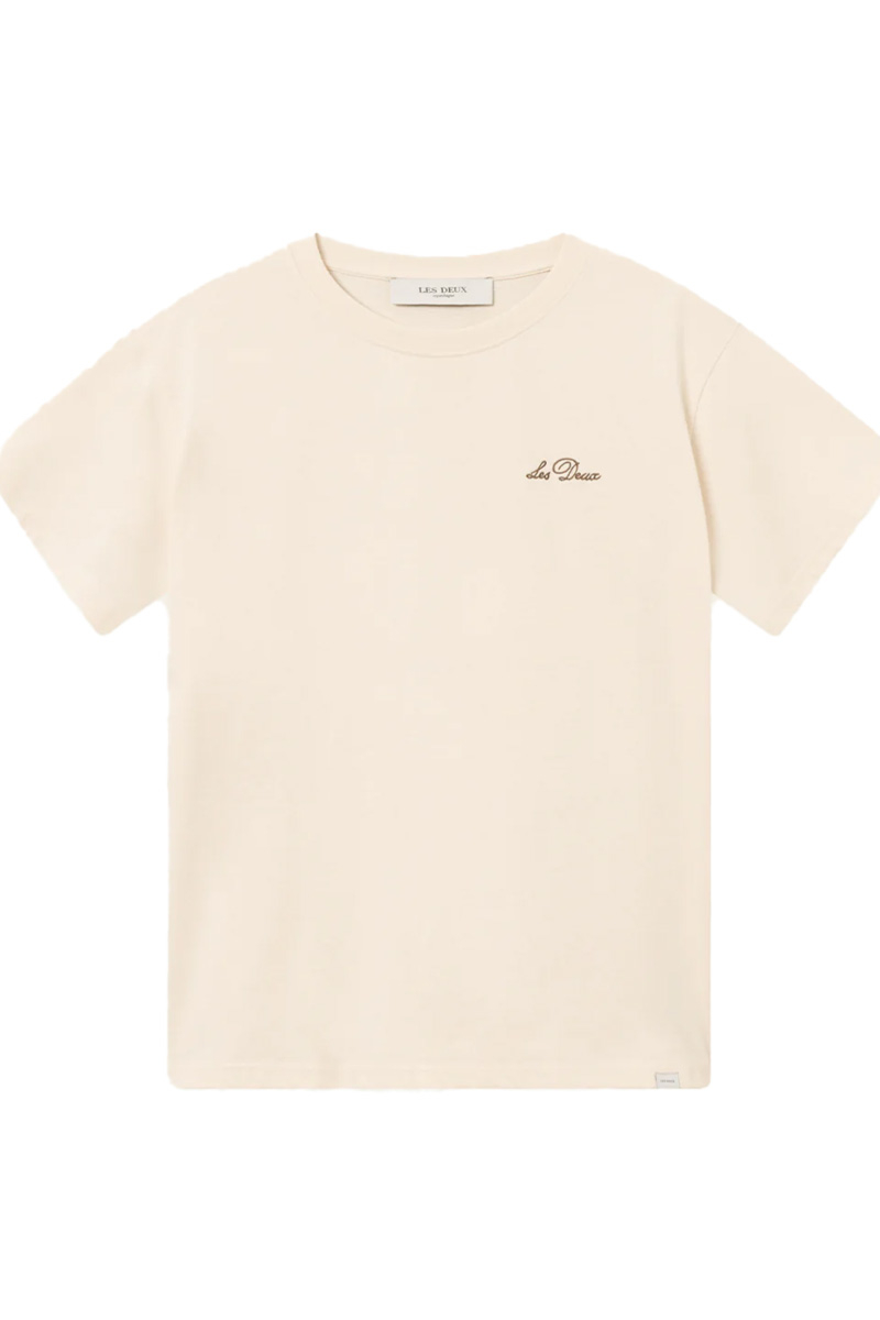 Les Deux T-shirt Crew T-shirt Beige