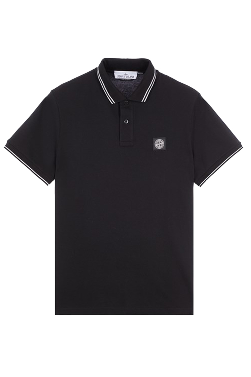 Stone Island Polo 80152sc18 Zwart