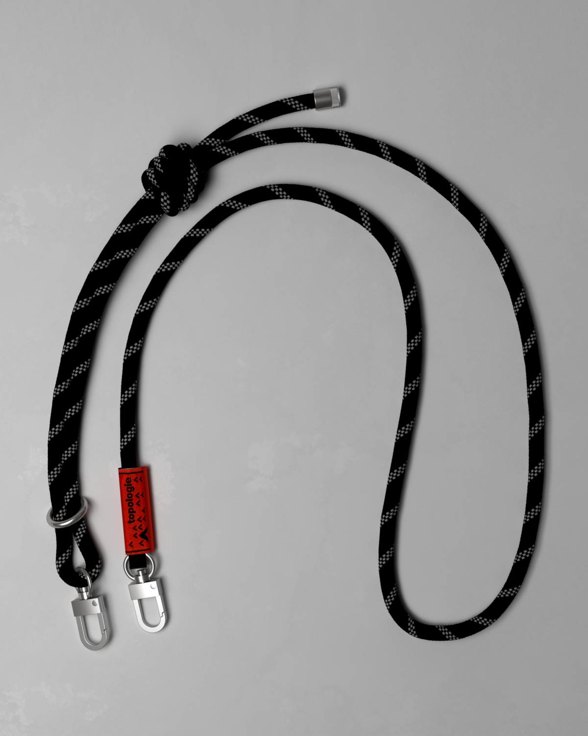 Topologie Gadget 8.0mm Rope Strap Zwart