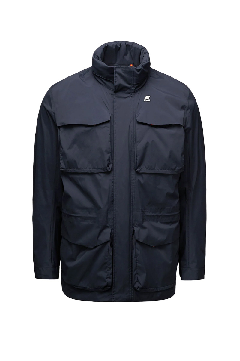 K-way Jas Manphy Strech Nylon Jersey D-blauw