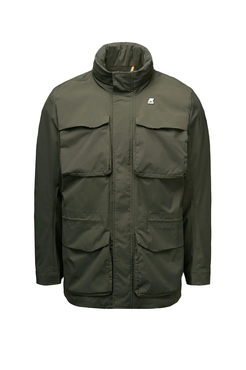 K-way Jas Manphy Strech Nylon Jersey Groen