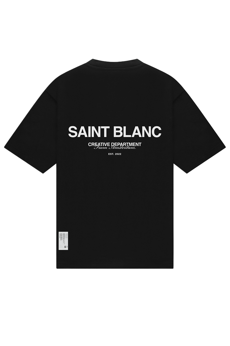 Saint Blanc T-shirt No.1 Tee Zwart