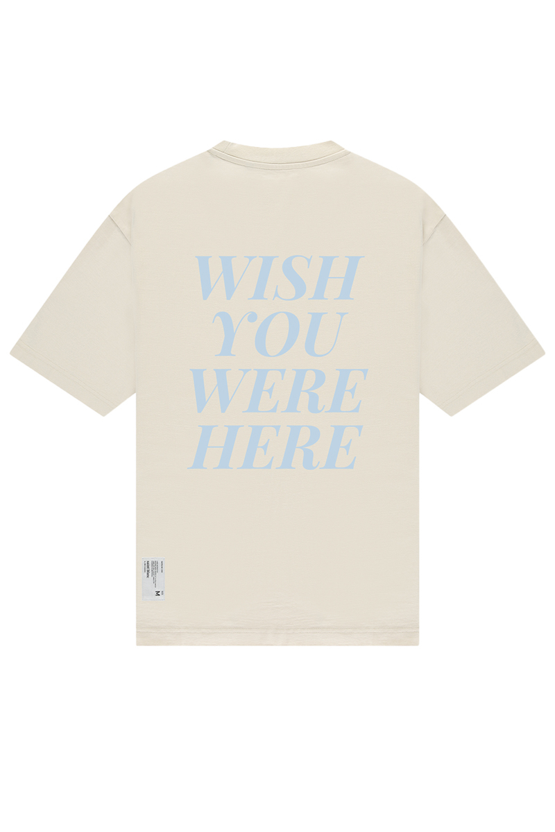 Saint Blanc T-shirt Wish Tee L-blauw