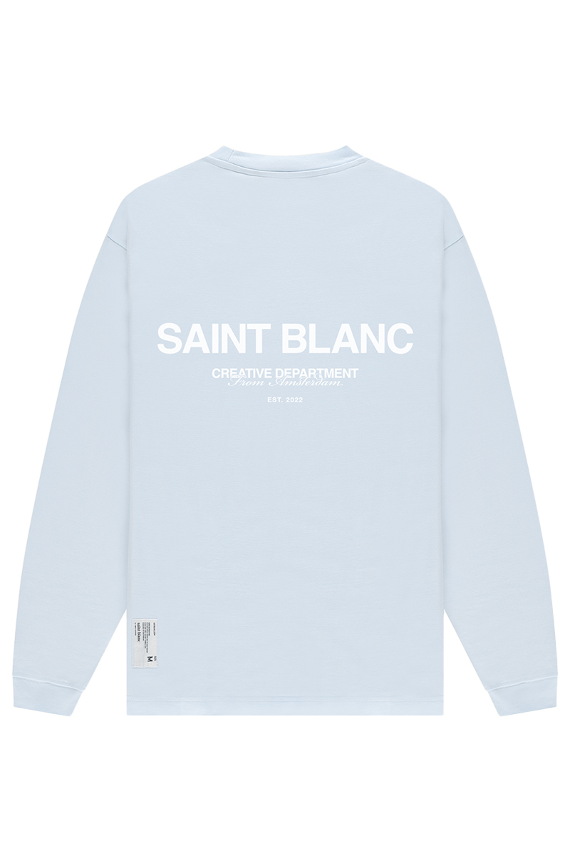 Saint Blanc T-shirt No.1 Long Tee L-blauw