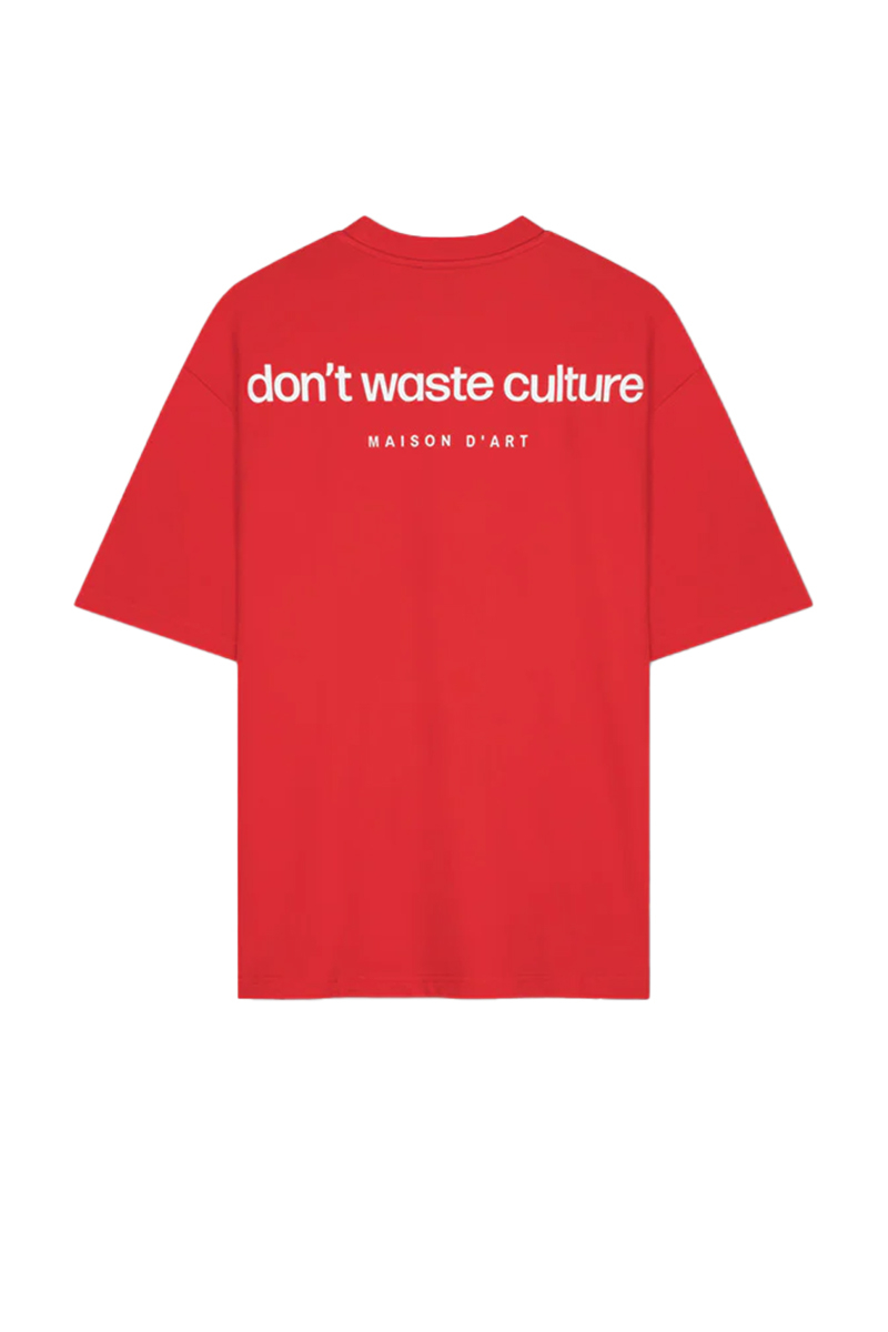 Don't Waste Culture T-shirt Wren Rood