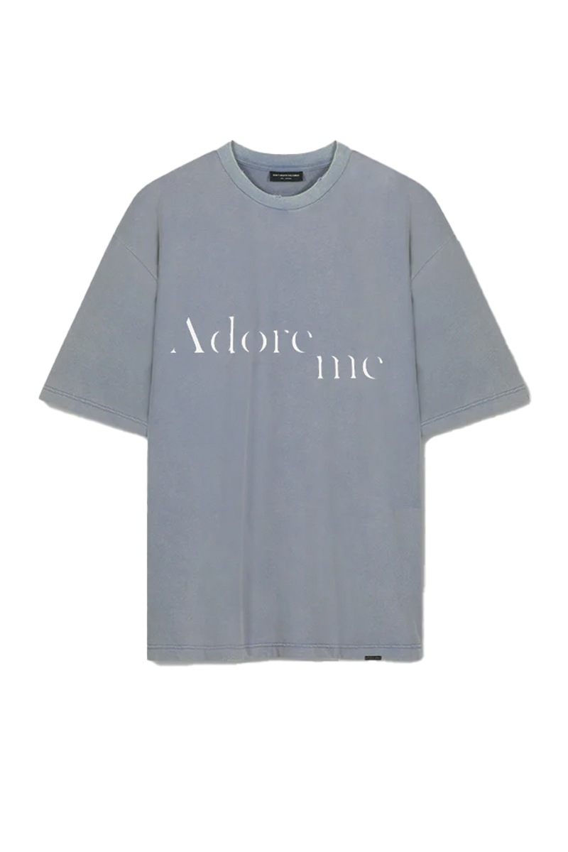 Don't Waste Culture T-shirt Alon L-blauw
