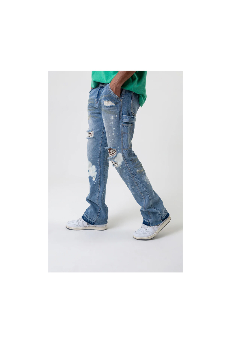 Fearless Blood Jeans Fbnsamd42003 L-blauw