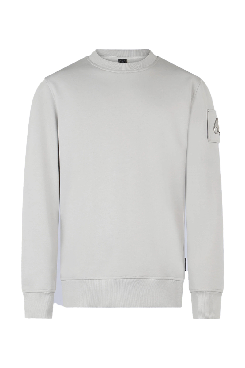 Moose Knuckles Sweater Hartsfield Crew L-grijs