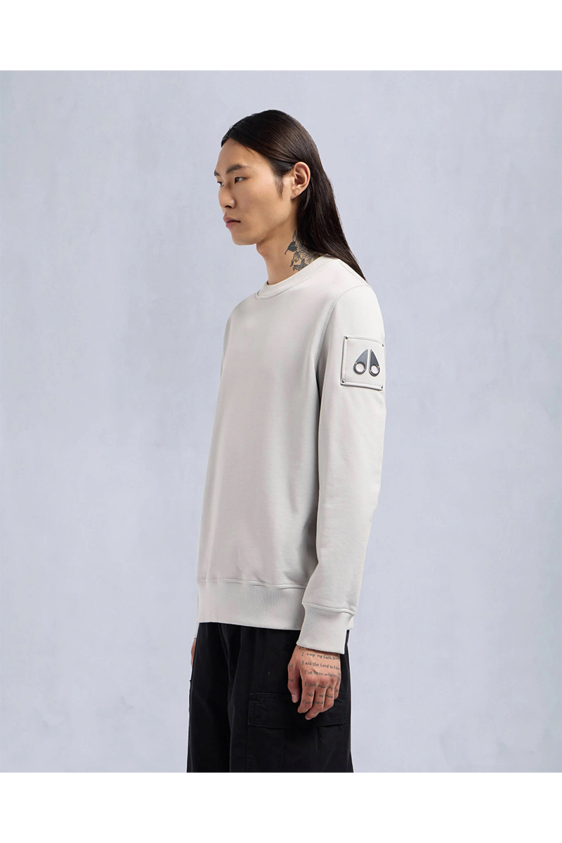 Moose Knuckles Sweater Hartsfield Crew L-grijs