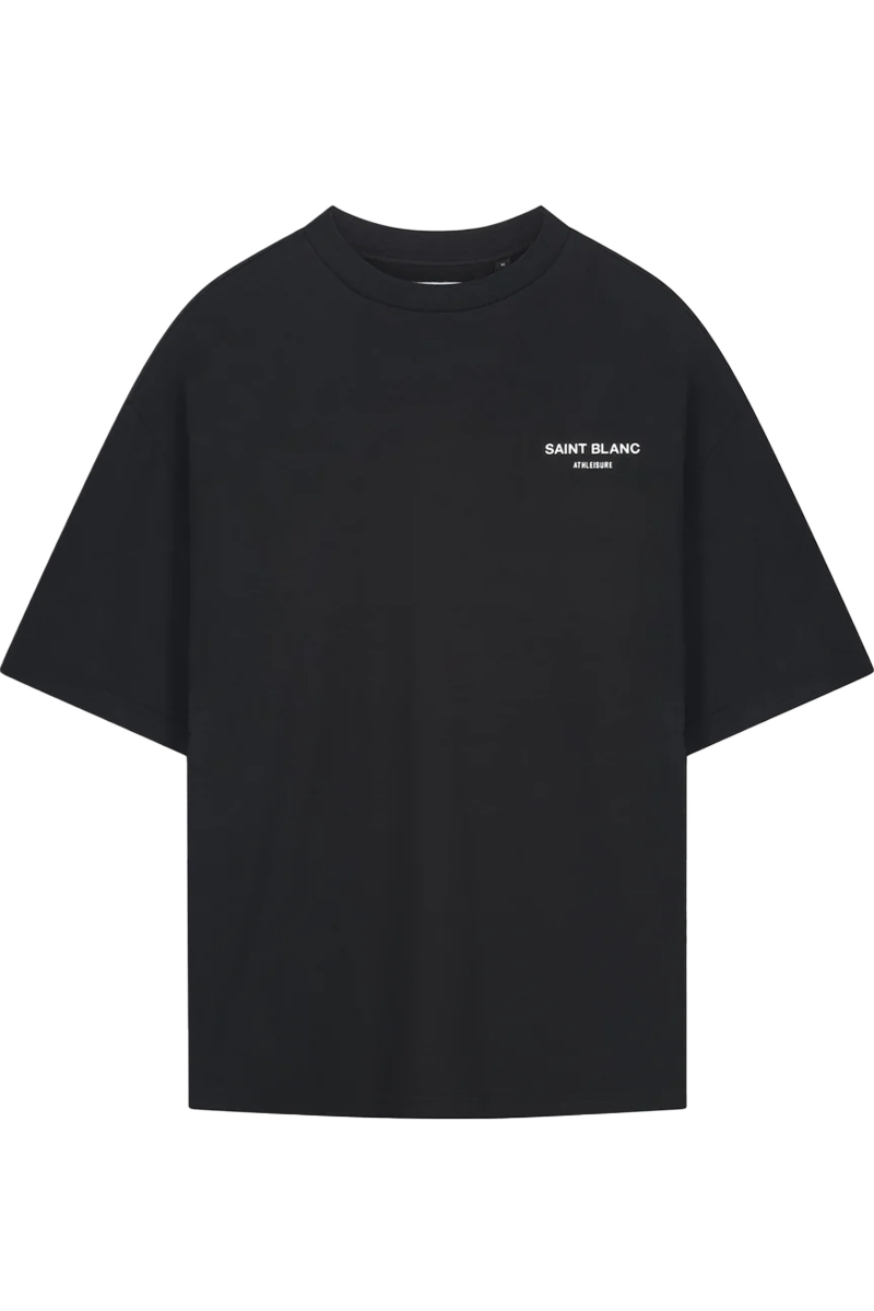 Saint Blanc T-shirt Blurr Tee Zwart