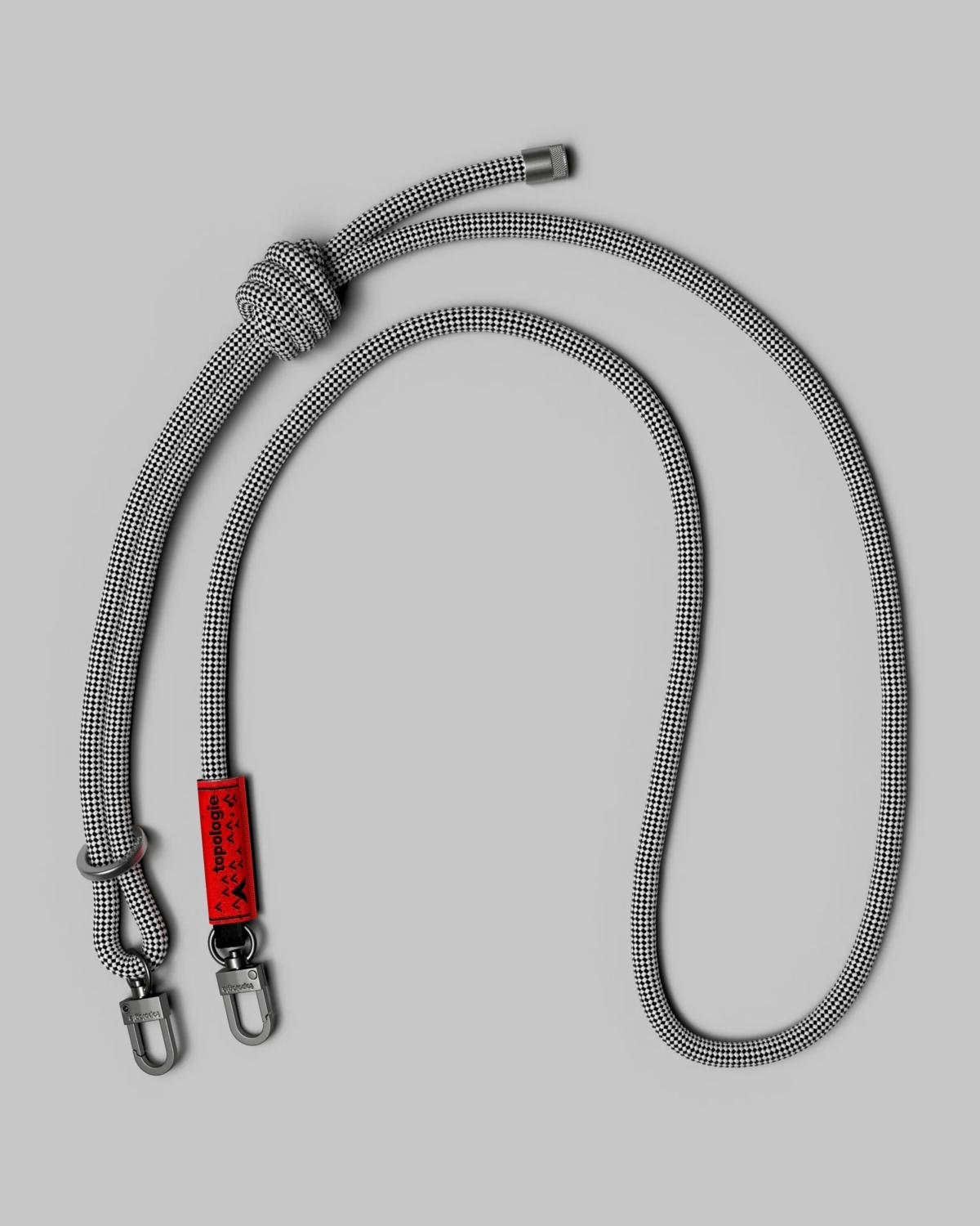 Topologie Accessoire Rope Strap 8 Mm Zwart Wit