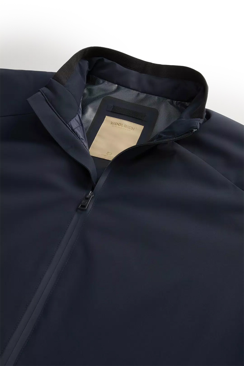 Woolrich Jas Sailing Two Layer Bomber D-blauw