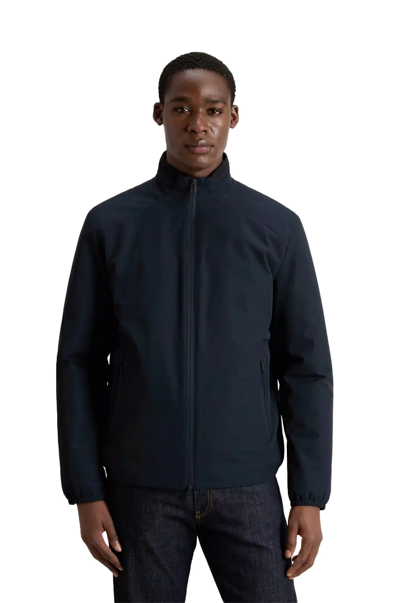 Woolrich Jas Sailing Two Layer Bomber D-blauw