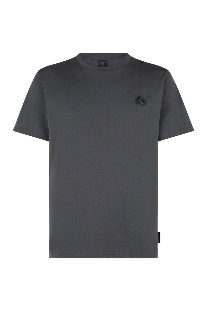 Moose Knuckles T-shirt M15mt777 Cresent Tee Grijs