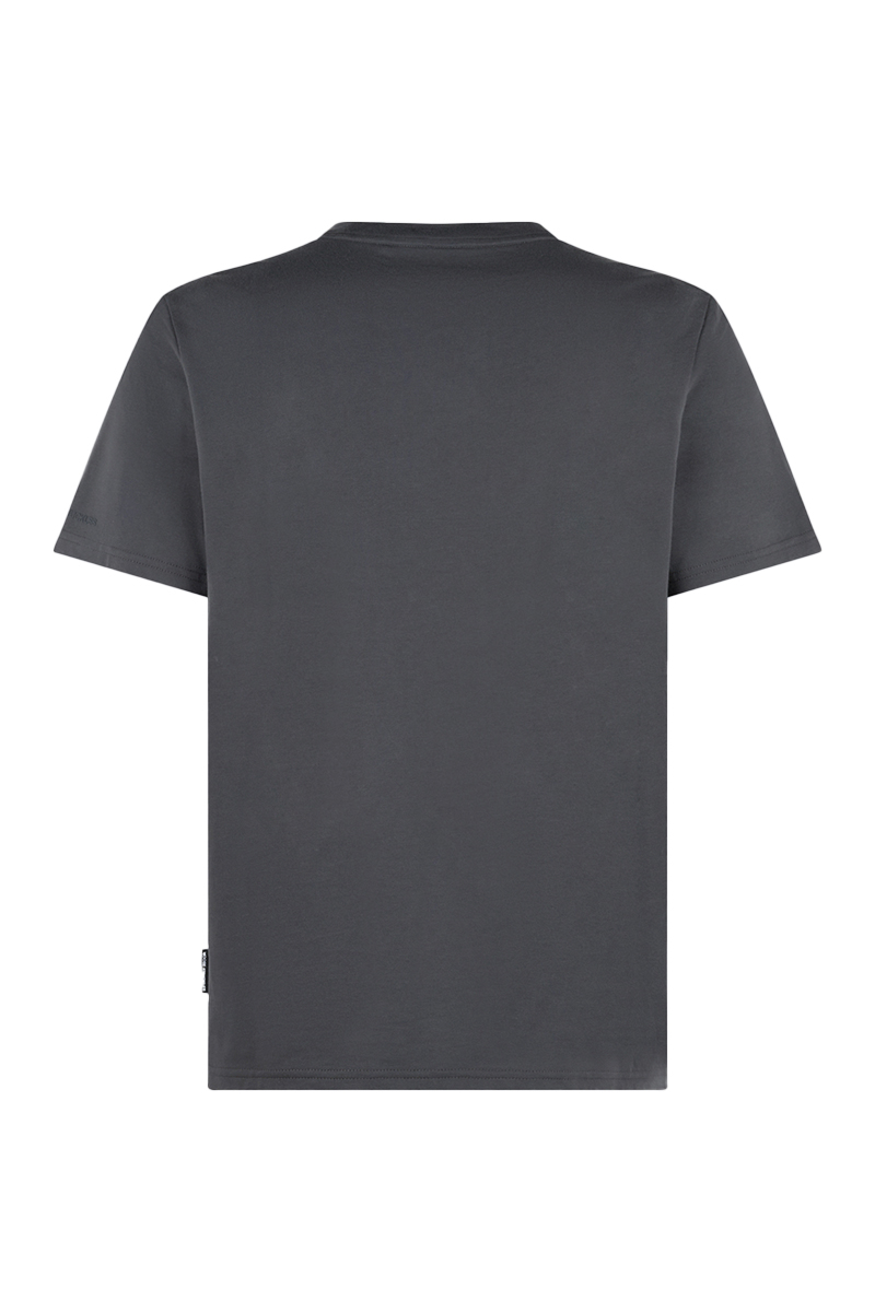 Moose Knuckles T-shirt M15mt777 Cresent Tee Grijs
