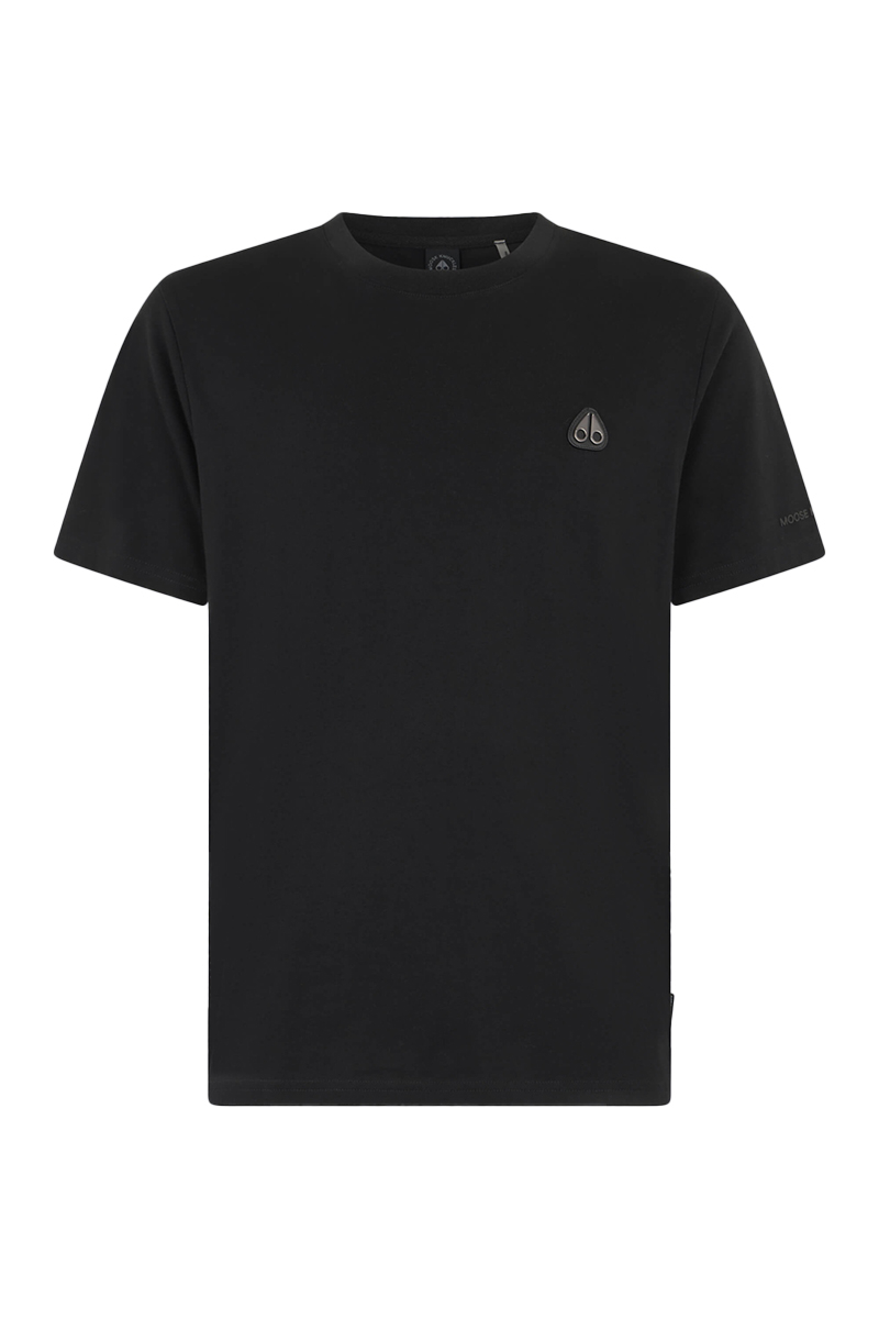 Moose Knuckles T-shirt M15mt777 Cresent Tee Zwart