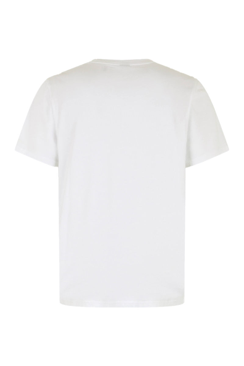 Moose Knuckles T-shirt M15mt777 Cresent Tee Wit
