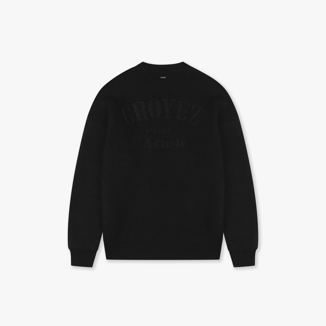 Croyez Trui Croyez Gallery Knit Sweater Zwart