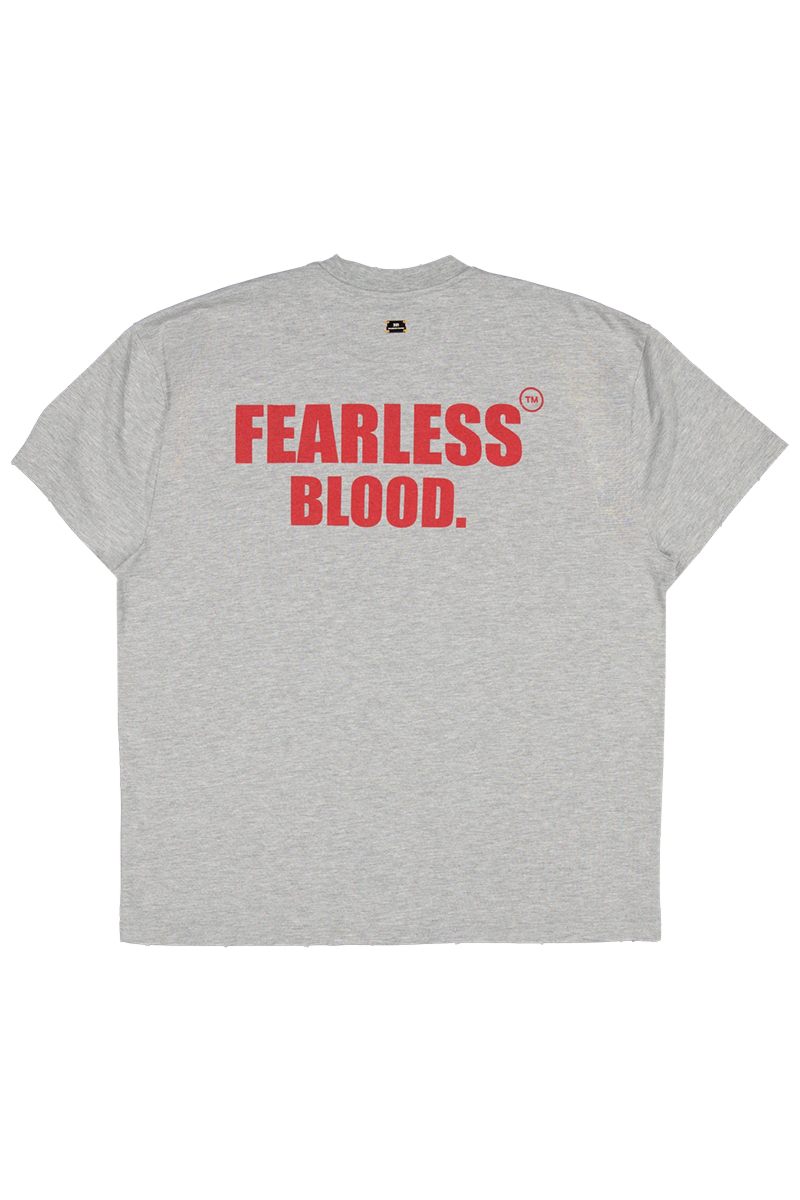 Fearless Blood T-shirt Leader Club Tee L-grijs