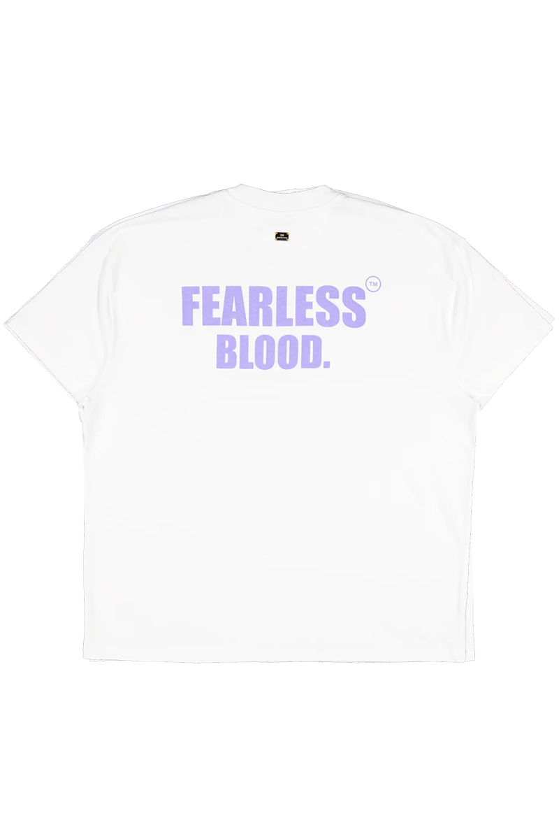 Fearless Blood T-shirt Leader Club Tee Paars