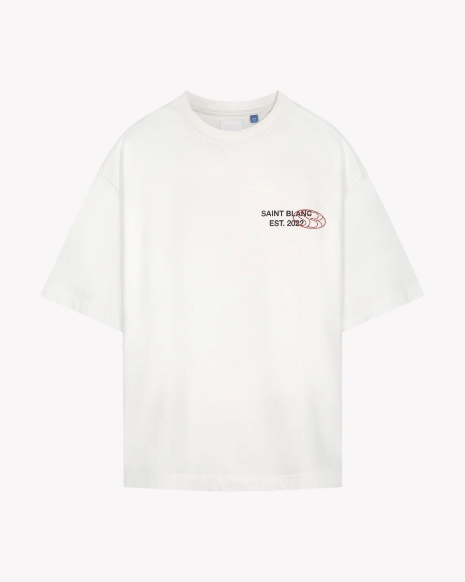 Saint Blanc T-shirt Uptown T-shirt Wit
