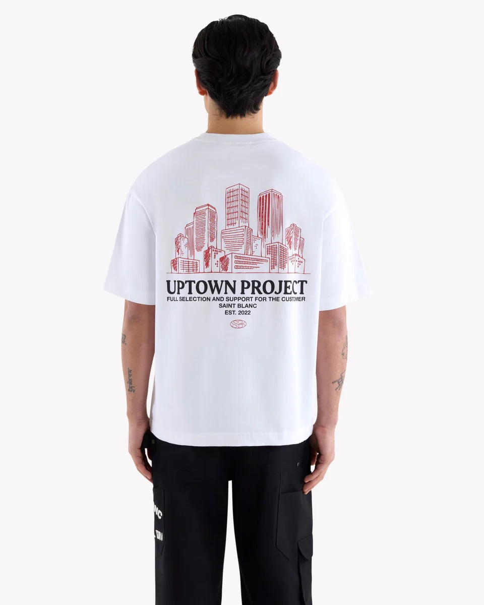 Saint Blanc T-shirt Uptown T-shirt Wit