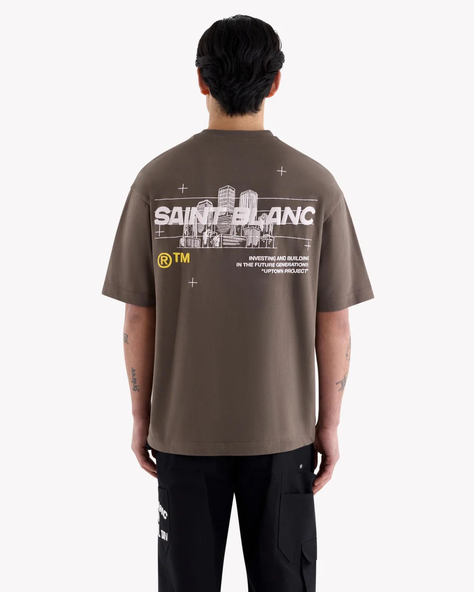 Saint Blanc T-shirt Project T-shirt Bruin