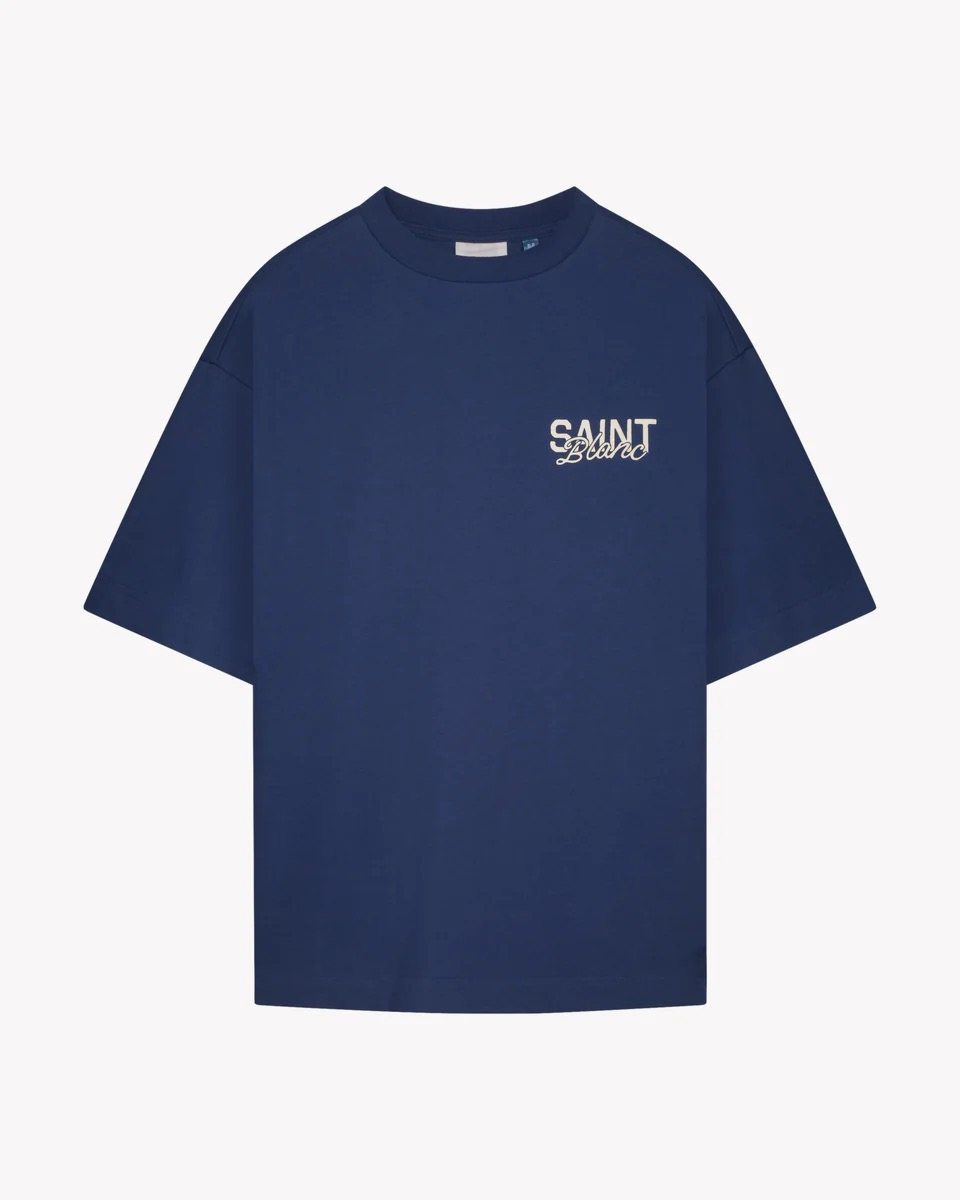 Saint Blanc T-shirt Apparel T-shirt Blauw