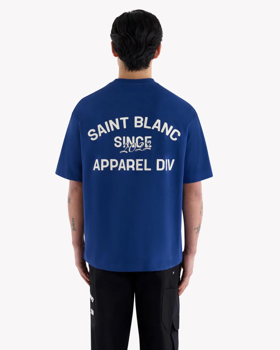 Saint Blanc T-shirt Apparel T-shirt Blauw