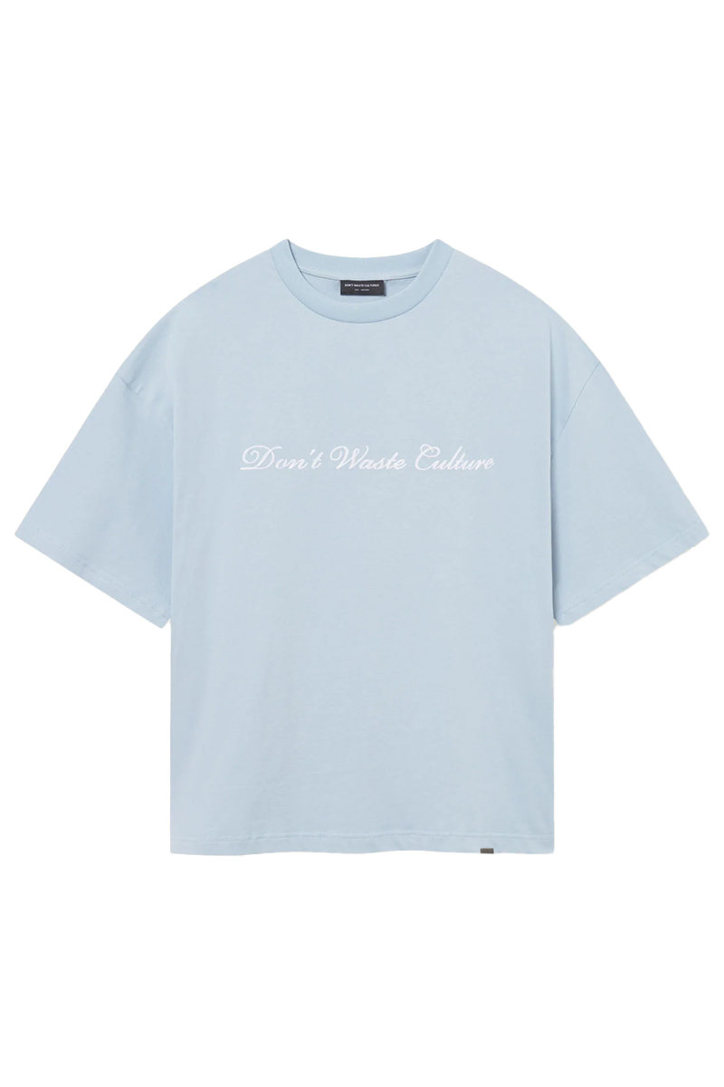Don't Waste Culture T-shirt Suren L-blauw
