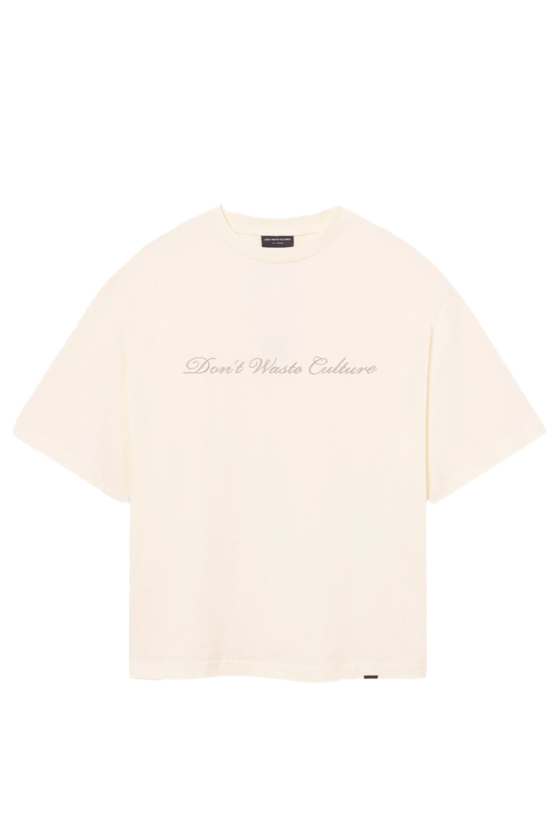 Don't Waste Culture T-shirt Suren Beige