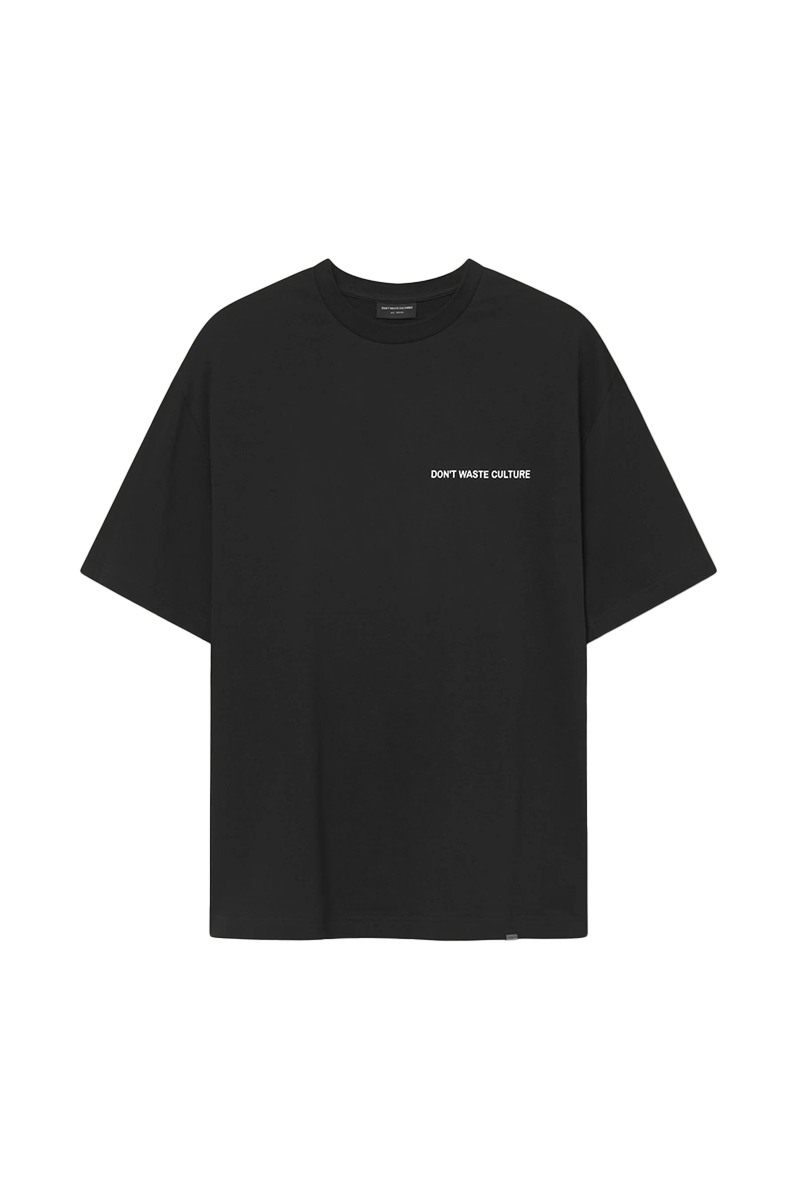 Don't Waste Culture T-shirt Quinian Zwart