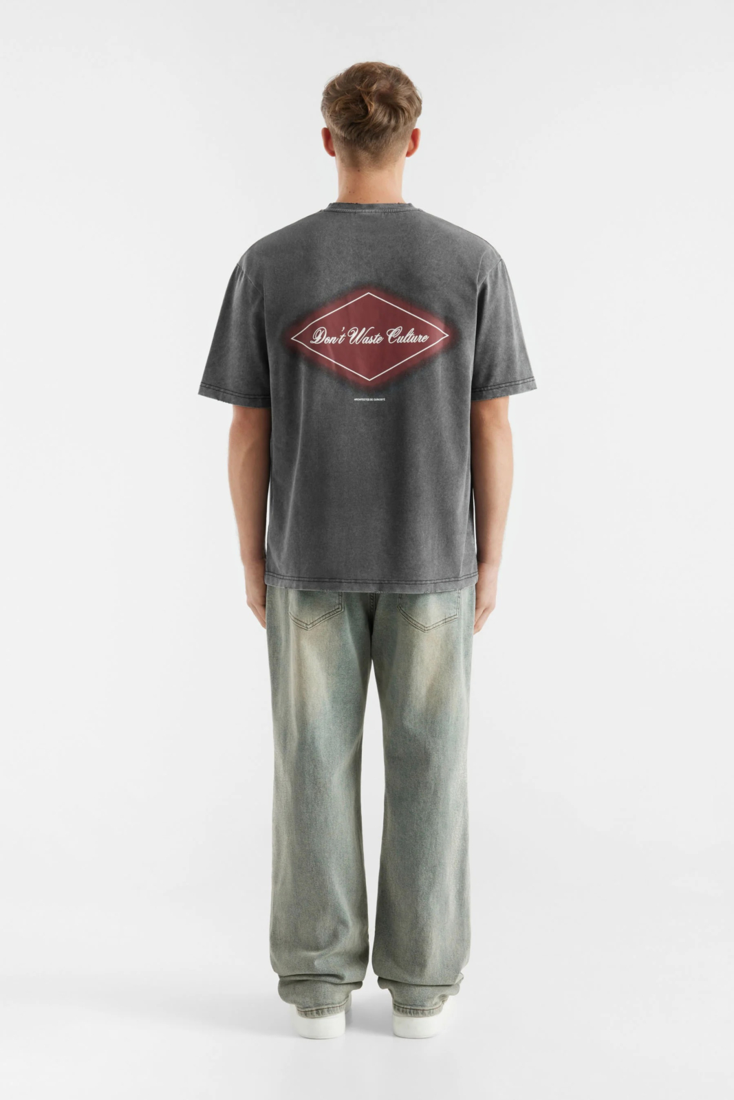 Don't Waste Culture T-shirt Anvaya Zwart Ov