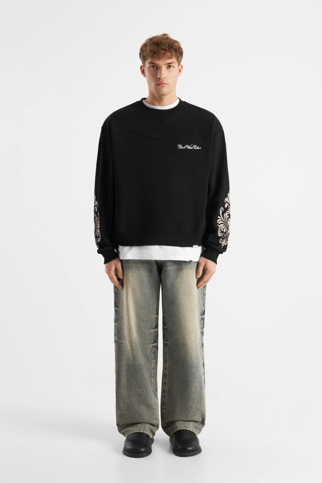Don't Waste Culture Sweater Gravien Zwart