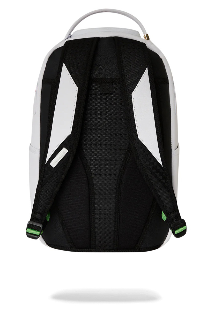 Sprayground Tas Italy Racing Stripes Backpack Wit