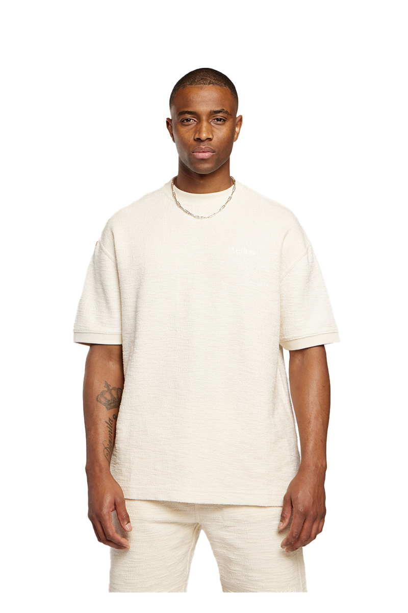 Aeden T-shirt Gusto Tee Off White