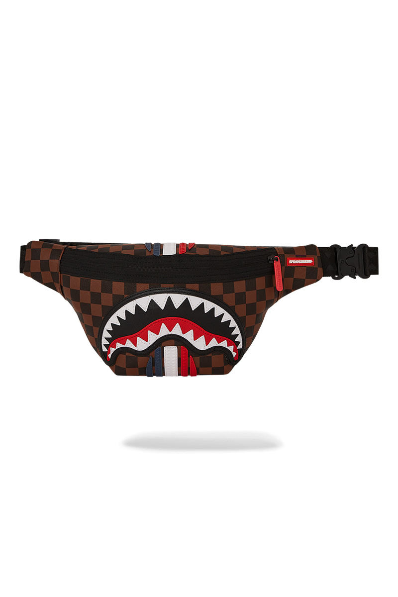 Sprayground Tas Machine Francaise Crossbody Ov.bruin